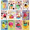 Wrapables Make Your Own Sticker Sheets, DIY Make a Face Animal, Food, Party Favor Stickers (24 Sheets)
